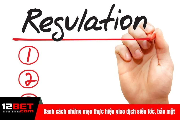 Danh sách những mẹo thực hiện giao dịch siêu tốc, bảo mật